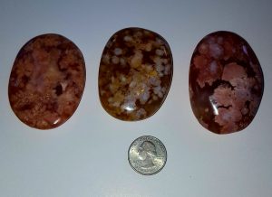 Flower Agate- Set of 3 - DS33
