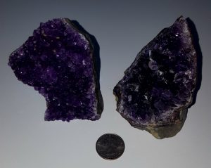 Amethyst Uruguay-DS42   Two pieces