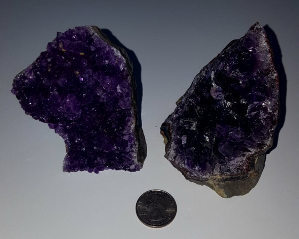 Amethyst Uruguay-DS42   Two pieces