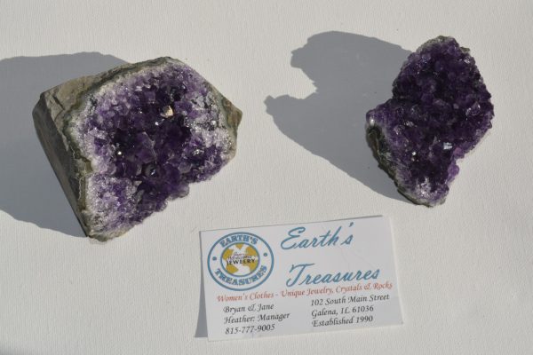 Amethyst Uruguay  Set of 2  A-76 (-1,-2)