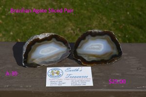 Brazilian Agate Pair A-30