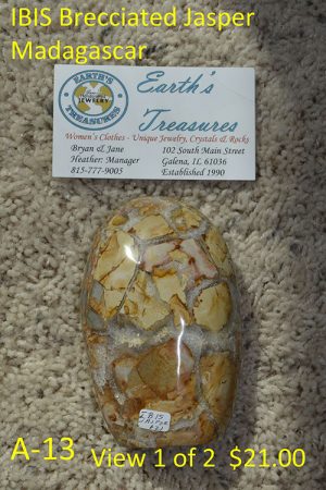 IBIS Brecciated Jasper Madagascar  A-13