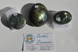 Labradorite Madagascar Set of 3  A-73-1, A-73-2, A-73-3