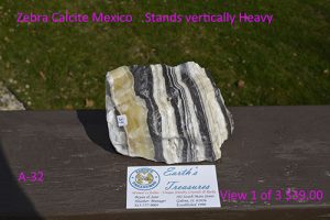 Zebra Calcite Mexico   A-32